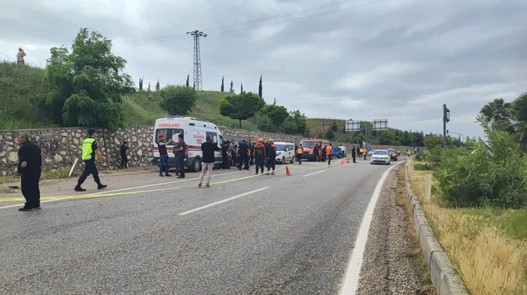 Adıyaman’da takla atan otomobildeki kadın öldü,sürücü yaralı