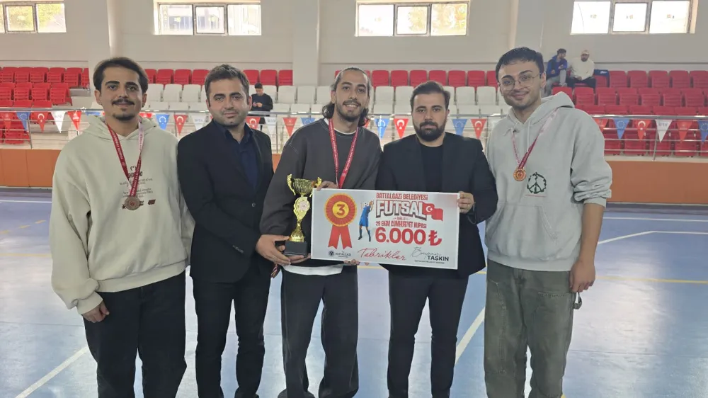 Battalgazi’de 29 Ekim Cumhuriyet Kupası Futsal Turnuvası Tamamlandı