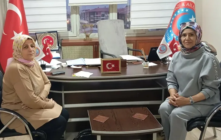 UDH Erzincan İl Başkanlığı, Şehit Akın Taş’ın Ablası Dilek Kocatürk’ü Ağırladı