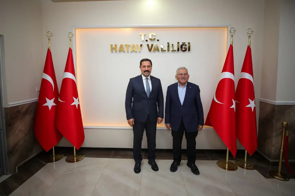 Valisi Masatlı, Kayseri Büyükşehir Belediye Başkanı Büyükkılıç’ı kabul etti