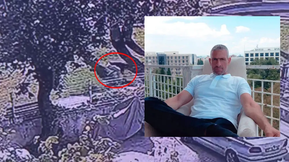 Cinayetin ardından elindeki kanı çimlere silmiş