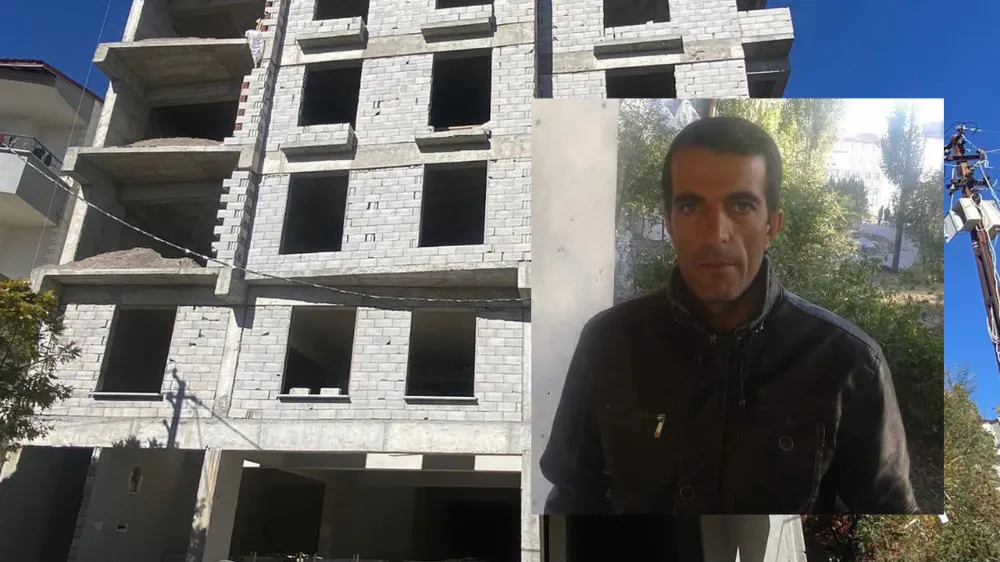  İnşaatta saçak çöktü ; 1 ölü, 1 yaralı