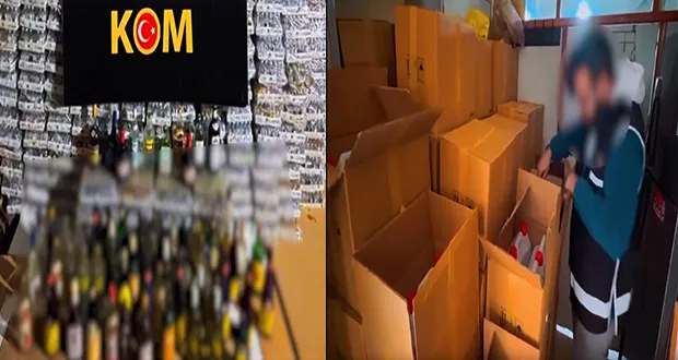 81 İlde Sahte Alkol Operasyonu