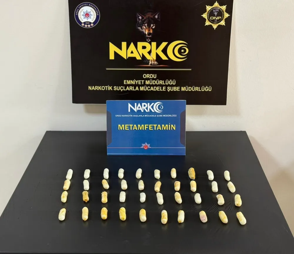 Midesinden 40 kapsül halinde 407 gram uyuşturucu çıktı