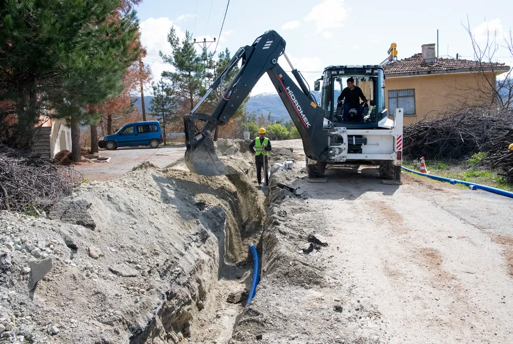 Yenice Mahallesi’nin İçme Suyu Altyapı Çalışmalarında Sona Doğru
