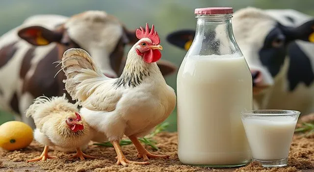 TÜİK,tavuk eti, yumurta ve süt üretiminin arttığını açıkladı