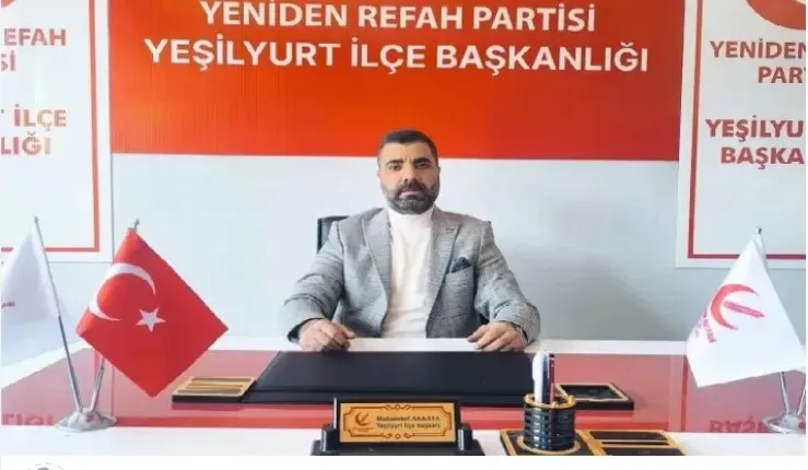 YRP Yeşilyurt İlçe Başkanı Akkaya’nın 19 Mayıs Mesajı