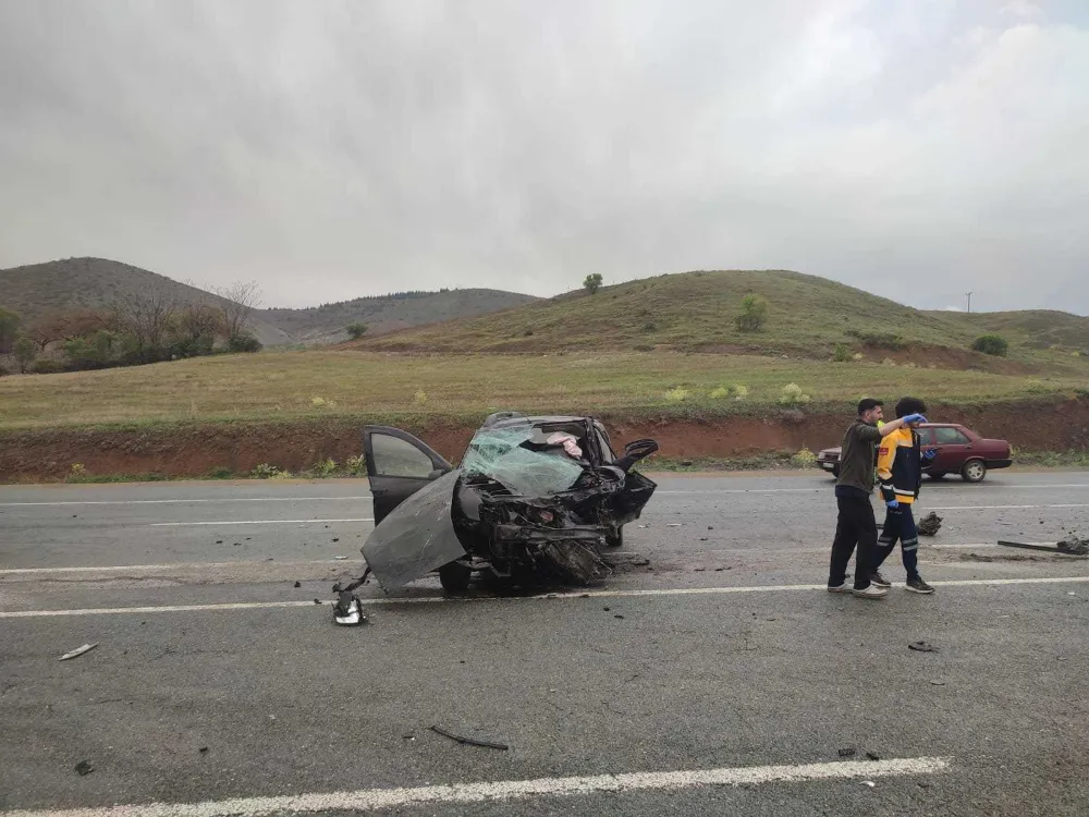 Malatya-Elazığ yolundaki feci kazada 2 kişi öldü,2 yaralı