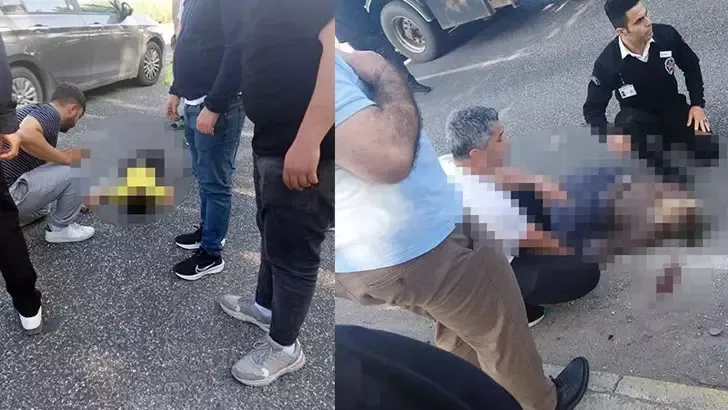 Motosikletin çarptığı yaşlı kadın öldü,torunu ağır yaralı