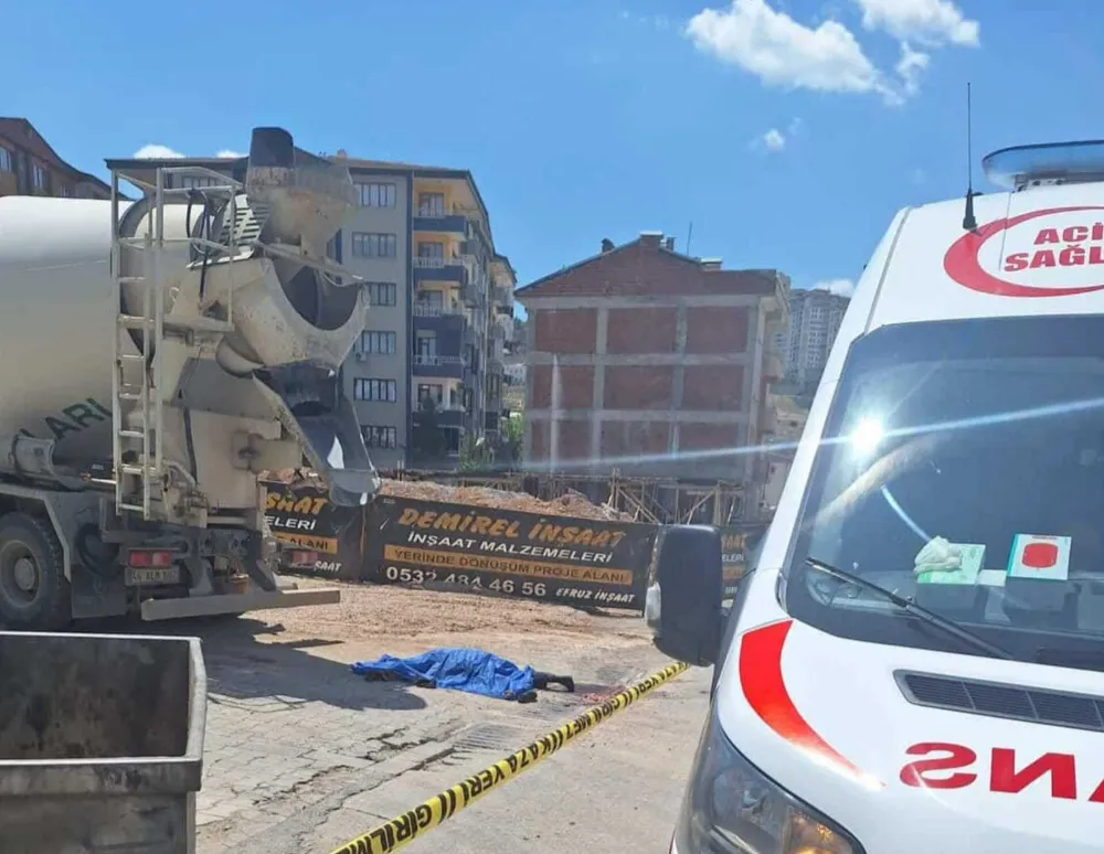 Beton Mikserinin çarptığı yaşlı adam öldü