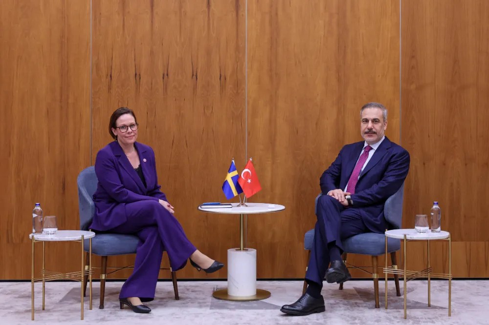 Dışişleri Bakanı Fidan, İsveç Dışişleri Bakanı Stenergard ile görüştü