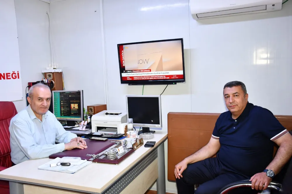 Başkan Özcan, Anadolu Basın Birliği Malatya Şubesine Ziyaret