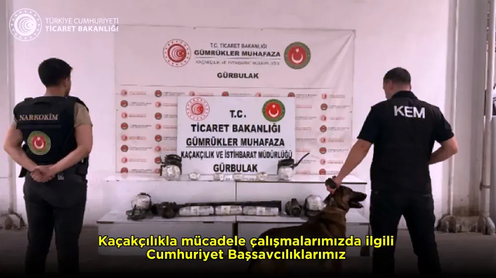 Ağrı sınırında 1 ton uyuşturucu madde ele geçirildi