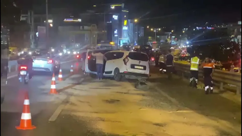Pendik’te 6 aracın karıştığı zincirleme trafik kazasında 1