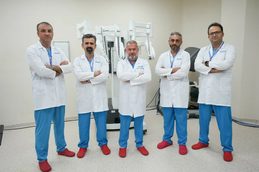 Da Vinci robotik cerrahi ile iki yılda 400