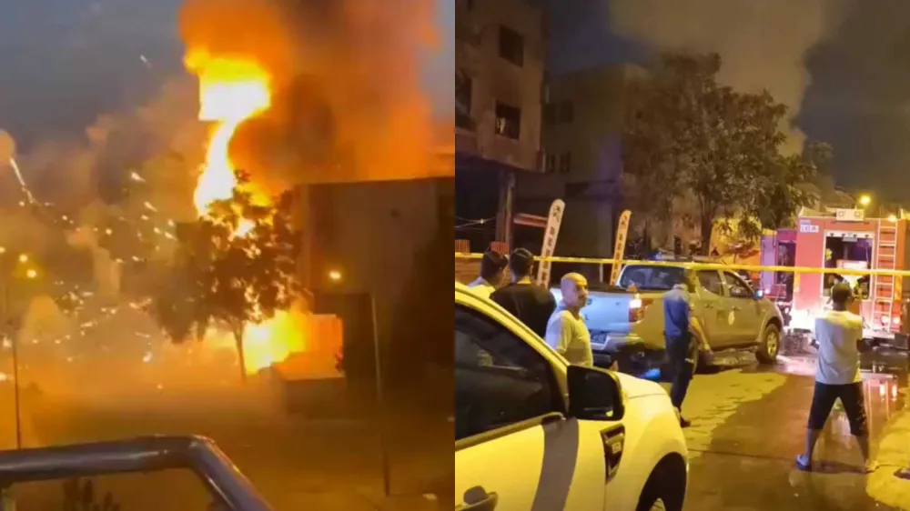 Düğün malzemeleri satılan iş yerlerinde bir hafta arayla ikinci kez yangın ve paylama