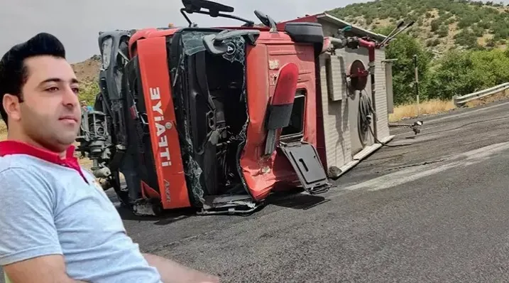 Yangına giderken kazada yaralanan itfaiye eri kurtarılamadı