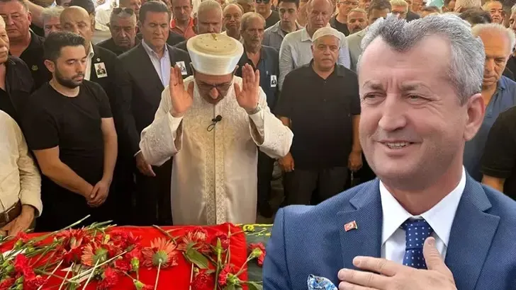 Menemen Eski Belediye Başkanı Tahir Şahin, son yolculuğuna uğurlandı