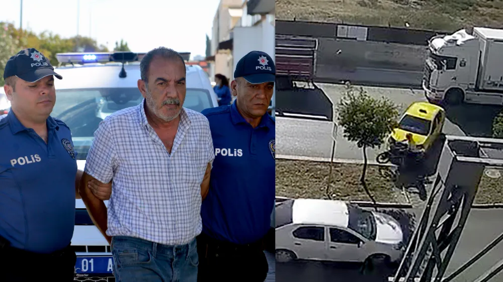 Yaya geçidine dönerken motosiklet sürücüsünün ölümüne neden olan taksici,düz gidecekmiş