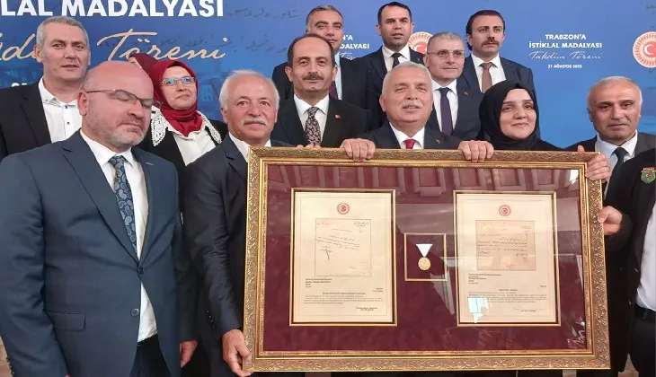 Tarihi Vefa Borcu Ödendi ; Trabzon, 101 Yıl Sonra İstiklal Madalyası’na Kavuştu
