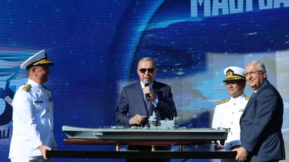  Cumhurbaşkanı Erdoğan : TCG Anadolu’nun bir büyüğünü yapıyoruz