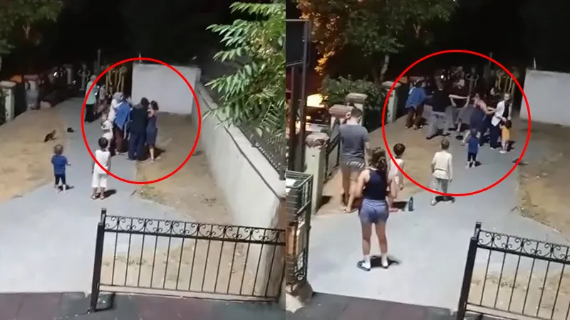 Kağıthane’de parkta çocuklar arasındaki kavgaya anneler de dahil oldu: 