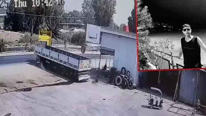 Tamir sırasında hareket eden TIR