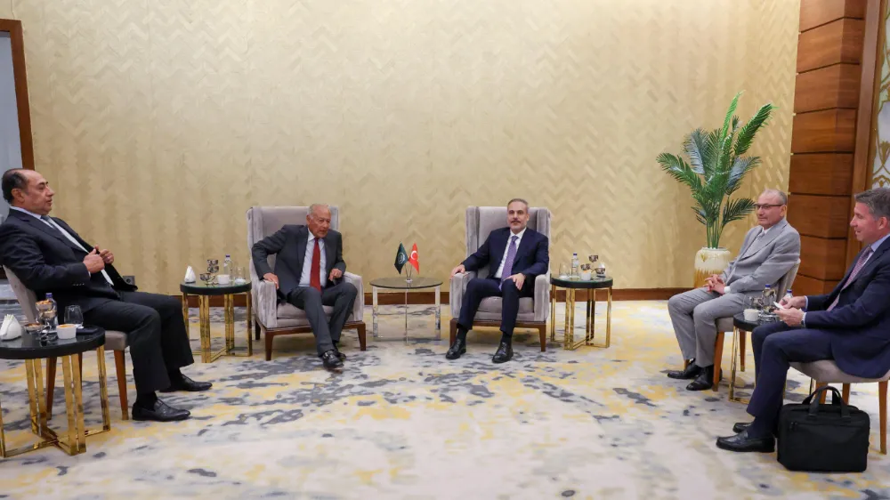 Bakan Fidan, Arap Ligi Genel Sekreteri Gheit ile bir araya geldi