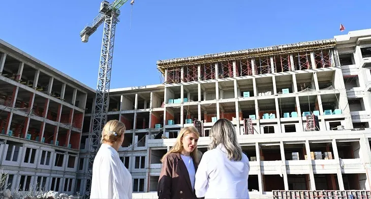 Ölmeztoprak : Malatya Yeni Adliye Binası İnşaatı Büyük Oranda Tamamlandı