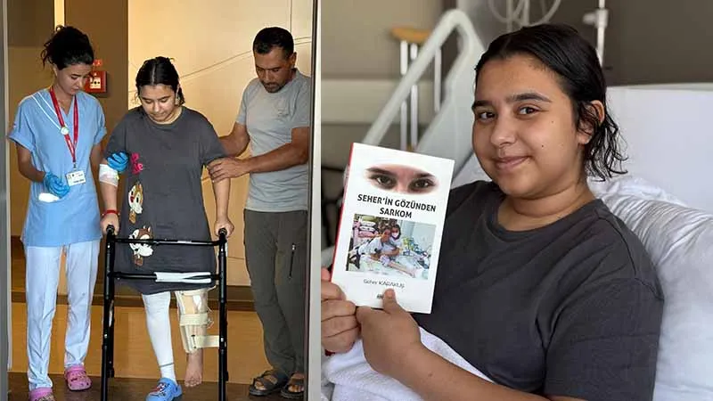Bacağının kesilmesi en büyük korkusuydu ; Kemik kanserini yenip ayağa kalktı