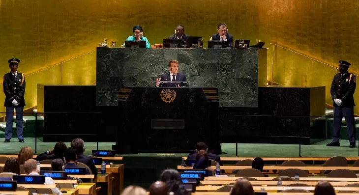 Fransa Cumhurbaşkanı Macron Gazze için güvenilir bir barış planı benimsedik