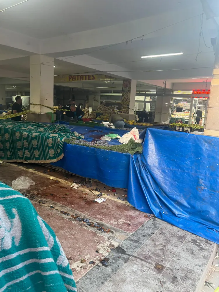 Polatlı’da pazarcılar arasında silahlı ‘tezgah yeri’ kavgası ; 1 yaralı