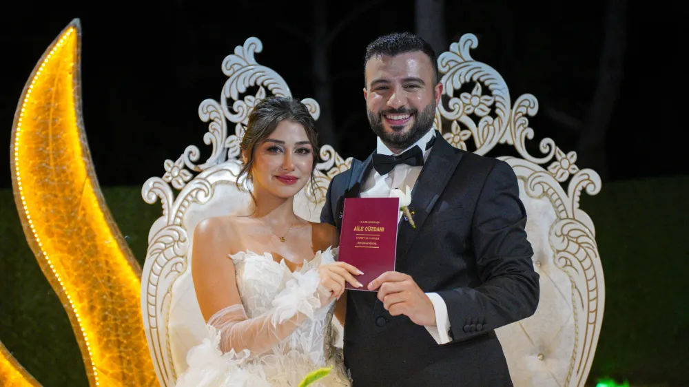 DHA muhabiri Güneybaz mutluluğa 