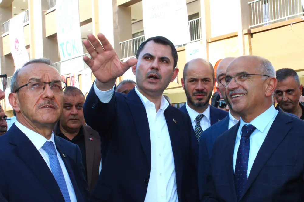 Bakan Kurum: Saatte 23, günde 550 konut yapıyoruz